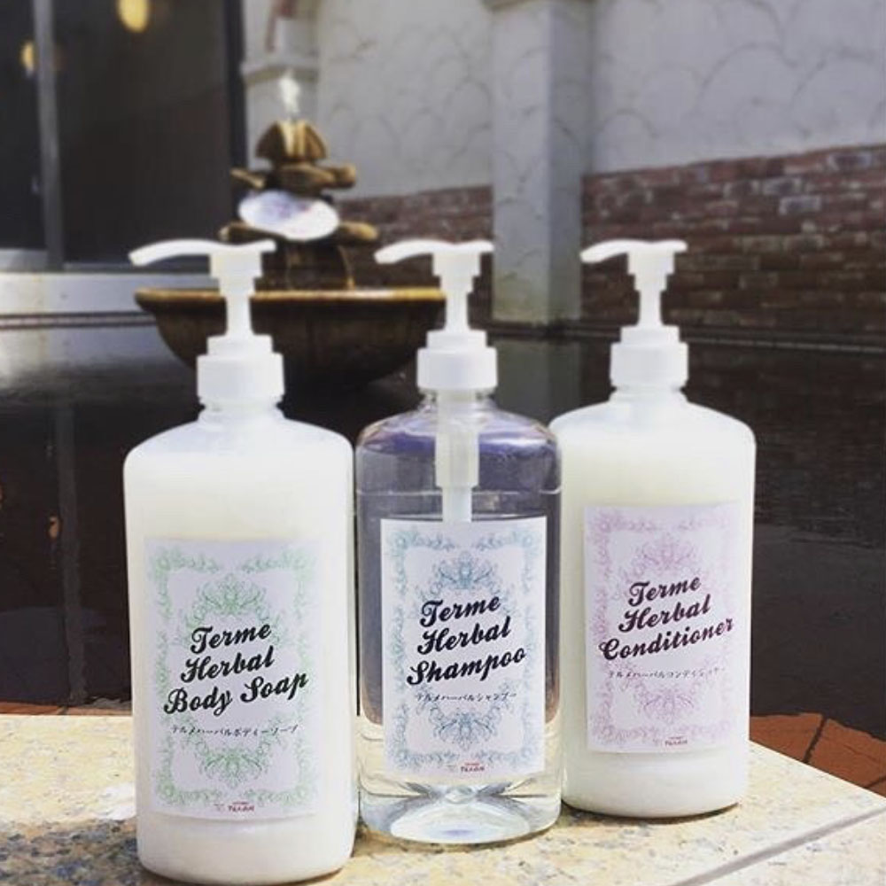 TERME OGAWA BOTTLE LABEL DESIGN